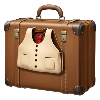 Suitcase with a human bodies inside  sticker