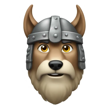 Viking wolf sticker