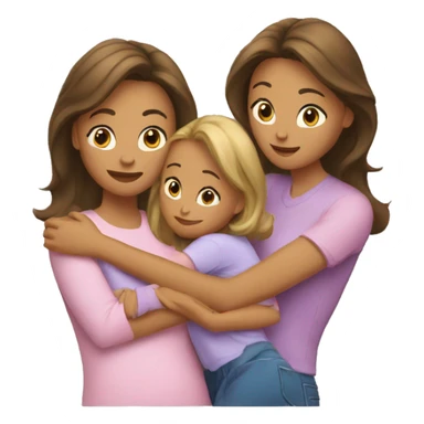 mom seperates from daughters sticker