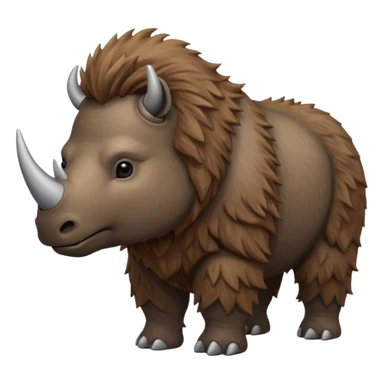 Woolly Rhino sticker