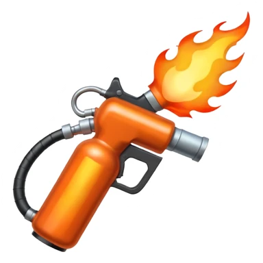 flame thrower sticker