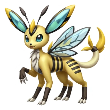 Meloetta-Zeraora-Beedrill-Manectric-Palkia-Cresselia-fusion sticker