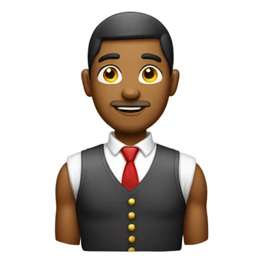 Christmas guy wearing wife beater  sticker