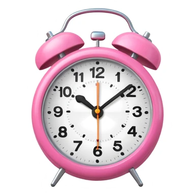 pink alarm sticker