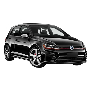 black golf r mk7 2016 sticker