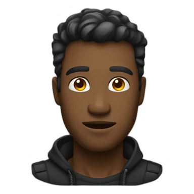 Homme noir bien habiller sticker