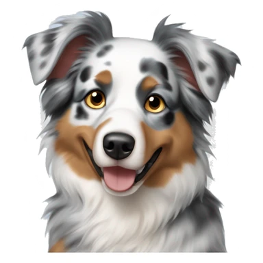 Australian shepherd blue Merle sticker