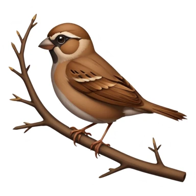 sparrow sticker