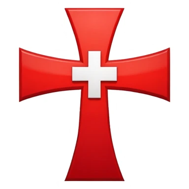 classic communist symbol crossed out with a red cross sticker