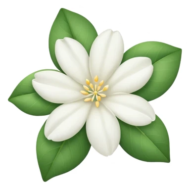 Jasmine flower sticker