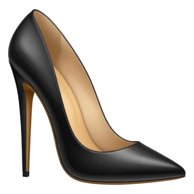 black high heels sticker