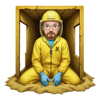 breaking bad walter white crawlspace moment sticker