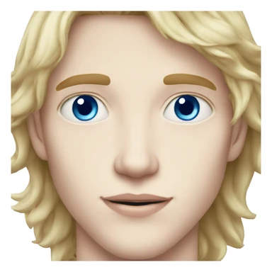 Vanya bold Young men with blue eyes and pale skin sticker