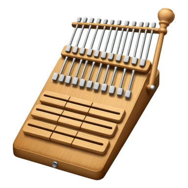 wooden glockenspiel instrument sticker