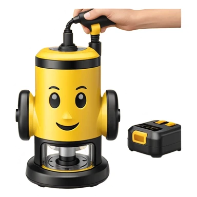 ONE+ 18V Cordless Compact Fixed Base Router emoji style  sticker