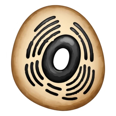 finger print on ink sticker