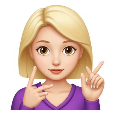 Lady clicking her fingers sticker