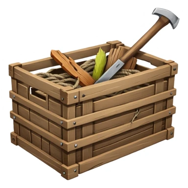 A supply drop or crate  sticker