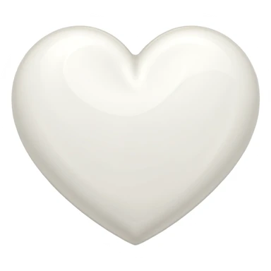 white heart with a swirl pattern sticker