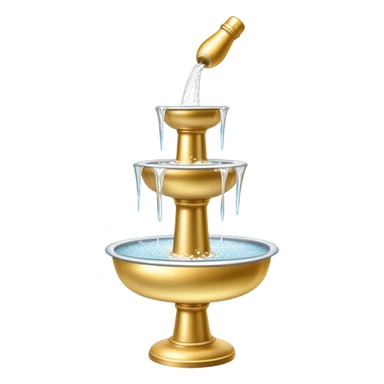 Champagne fountain  sticker