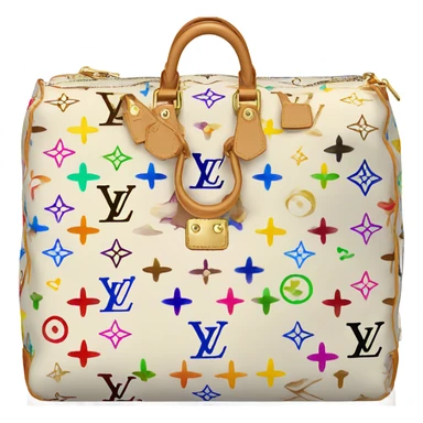 Multicolor Louis Vuitton bag sticker