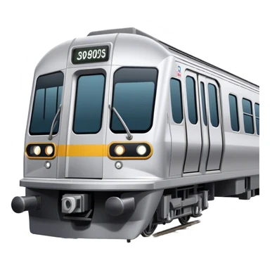 Subway Train (NYC) - Bombardier (Model Year: 2021) (Iconic colour: Silver) sticker