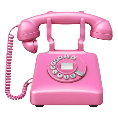 Vibrant pastel pink phone sticker