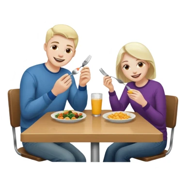 i want two person nicke eatche athore sticker