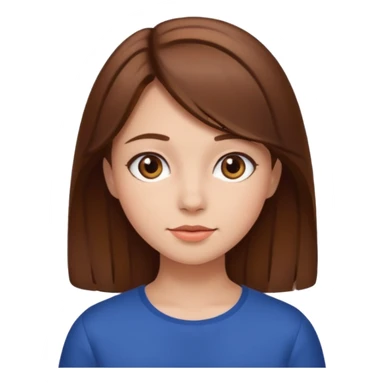 I capelli devono essere marroncini non biondi sticker