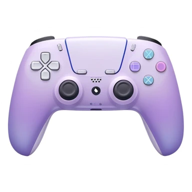 Ps5 pastel purple and white gradients controller  sticker