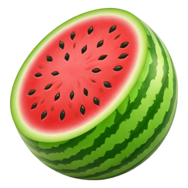 one watermelon sticker