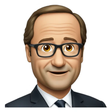 François Hollande sticker