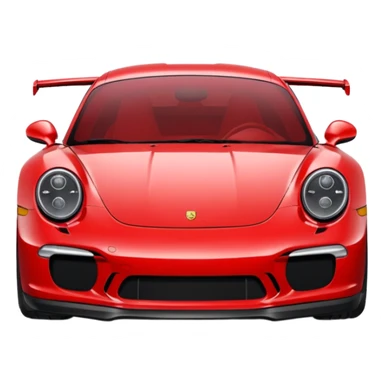 Porsche gt red sticker
