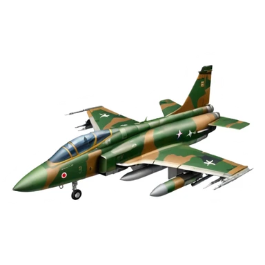 Make an f-5e tiger from the chilean air force sticker