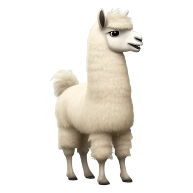 Yodeling llama sticker