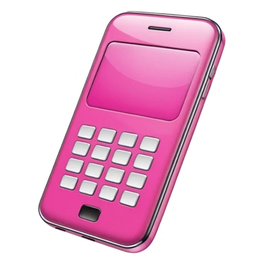 Pink Cell phone sticker