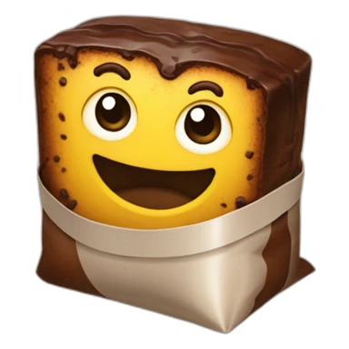 Brownie_yellow_browne_in_zip_bag sticker