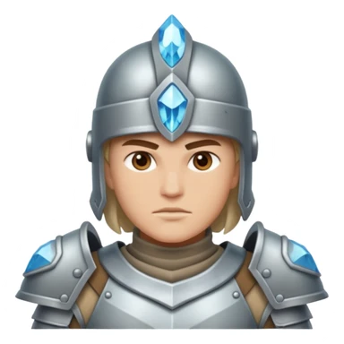 crystal-armored warrior sticker