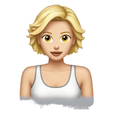 charlize theron wearing tank top sticker