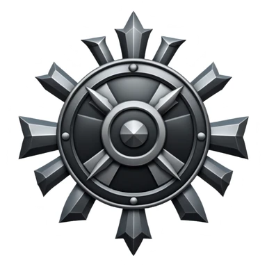 A German empire military symbol sticker