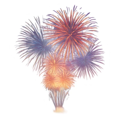 Happy new year’s fireworks  sticker
