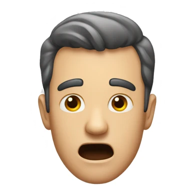 Englishman have a surprised  sticker