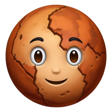 Planet mars  sticker