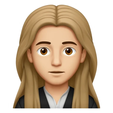 Boy arab long hair sticker