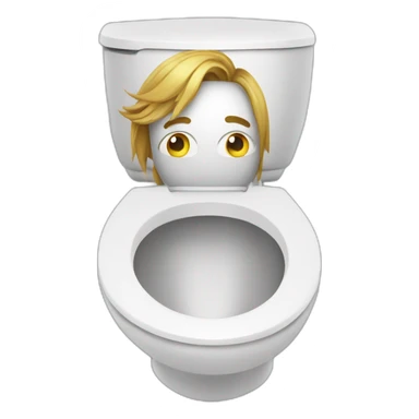 elon musk on toilet sticker
