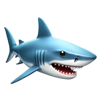 Shark with lasers on its head side view sticker