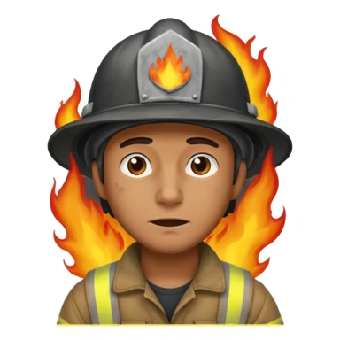 Tam ölecekken ateşten kurtulan adam sticker