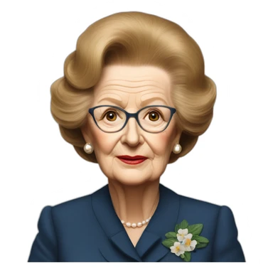 Margareth thatcher sticker