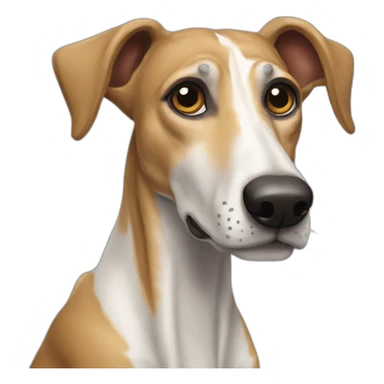 Perro galgo afgano sticker