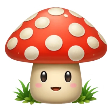 mushroom fired sticker